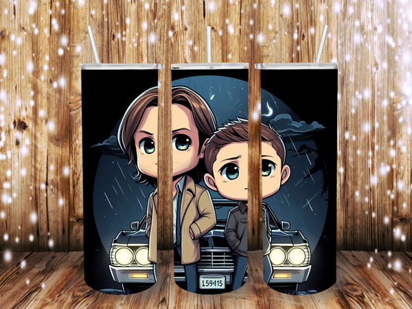 AI Sam and Dean 20 oz tumbler