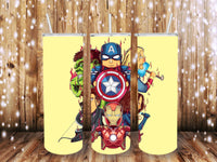 Avenger Friends 20 oz tumbler