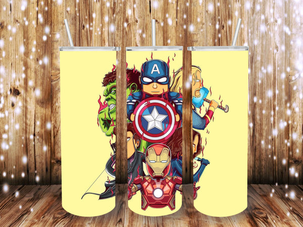 Avenger Friends 20 oz tumbler