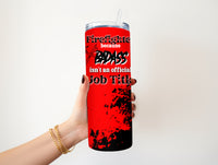Badass Firefighters 20 oz tumblers