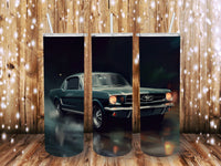 Blue Sliding Mustang 20oz Tumbler