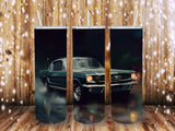 Blue Sliding Mustang 20oz Tumbler