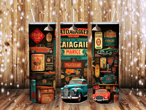 Caiagaie Marice Vintage Car 20 Oz Tumbler