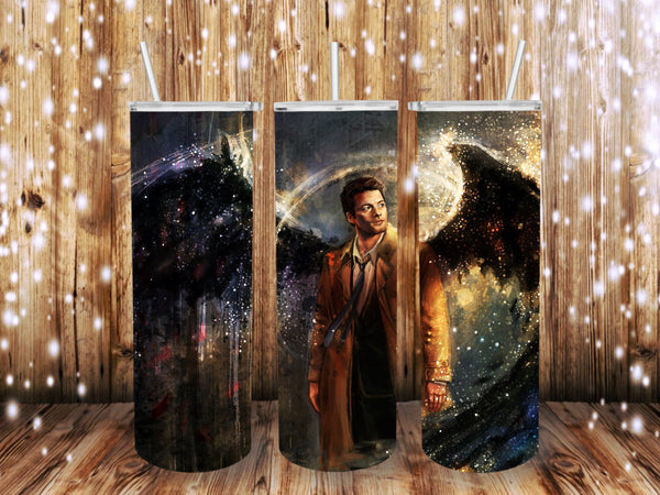 Castiel Wing Span 20 oz tumbler