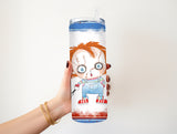 Chucky Kid Stripe 20 oz Tumbler