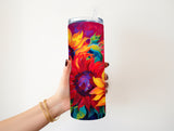 Colorful Sunflowers 20 oz tumblers