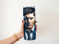 Dean Blue Splash 20 oz tumbler