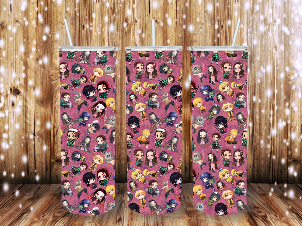 Demon Slayer Scatter 20 oz tumbler
