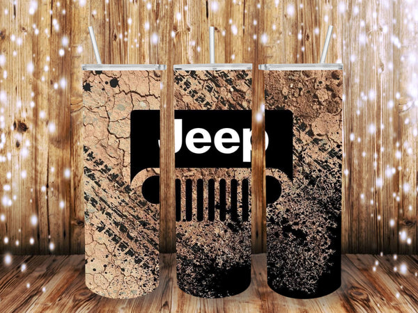 Dirt Road Jeep 20 oz Tumbler