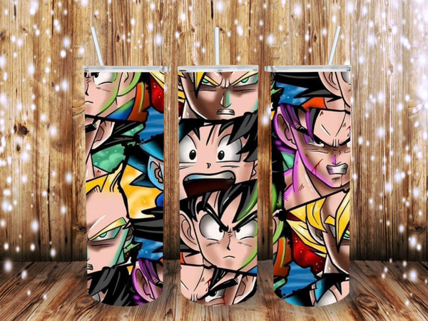 Dragon ball Z men 20 oz tumbler