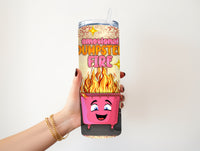 Emotional dumpster fire 20 oz tumbler