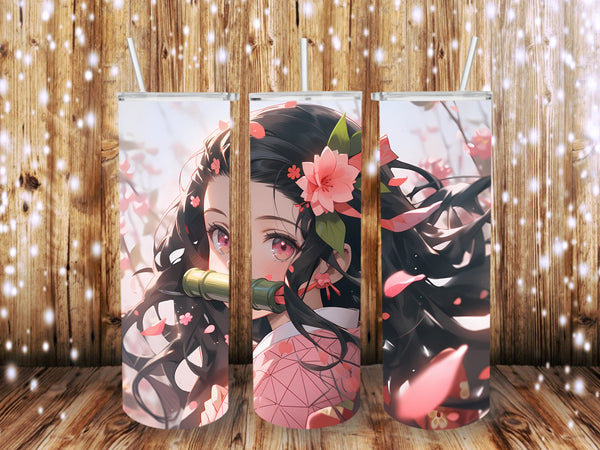 Flow Demon Girl hair 20 oz Tumbler