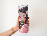 Flow Demon Girl hair 20 oz Tumbler