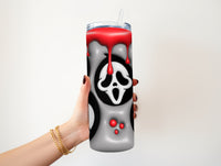 Ghostface chibi face Puffy20 oz Tumbler