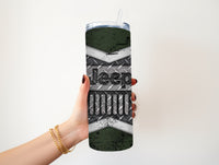 Steel Jeep 20 oz Tumbler