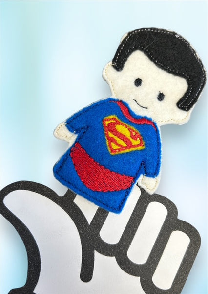 Superman Finger Puppet
