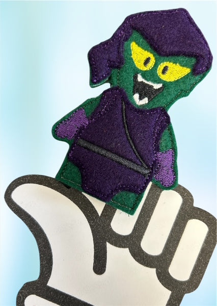 Green Goblin Finger Puppet