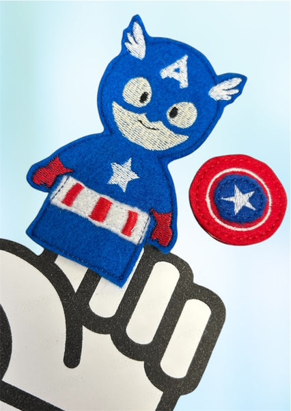 Captain America Finger Puppet