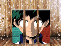My hero Green Hair 20 oz tumblers