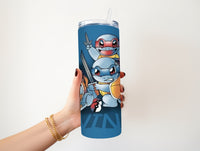 Ninja Squirtles 20 oz tumbler
