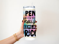 Penny 20 oz tumbler