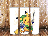 Link Pikachu 20 oz tumbler