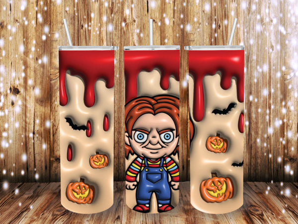 Puffy Chucky 20 oz tumbler