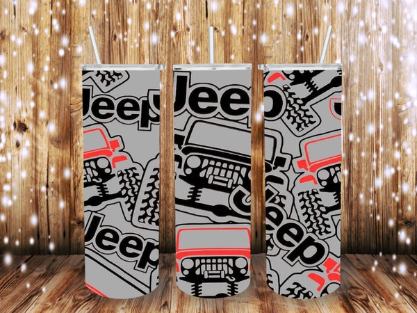 Scatter Jeep 20 oz Tumbler