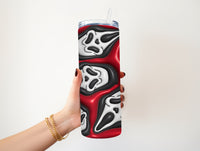 Scream face Puffy 20 oz Tumbler