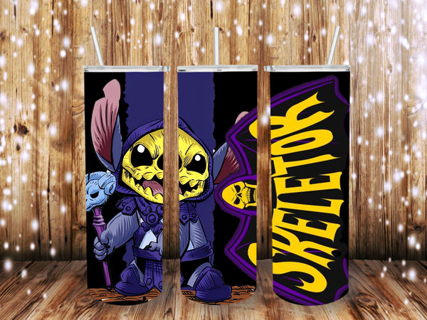Skeletor Stitch 20 oz Tumbler