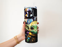 Star Wars colorful cutie 20 oz tumbler