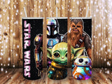 Star Wars colorful cutie 20 oz tumbler