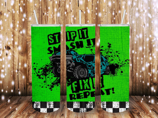 Strip Smash Fix 20 oz Tumbler