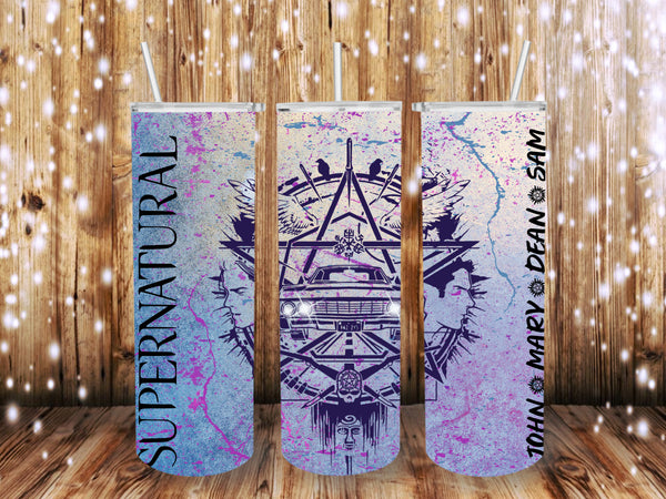 Supernatural Impala 20 oz tumblers