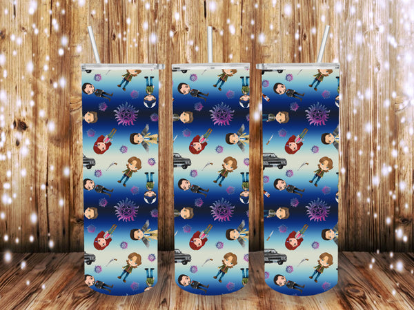 Supernatural Scatter 20 oz tumbler