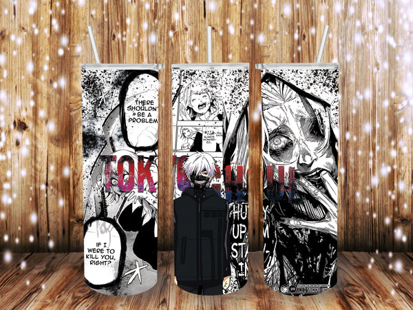 Tokyo Ghoul comics 20 oz Tumbler