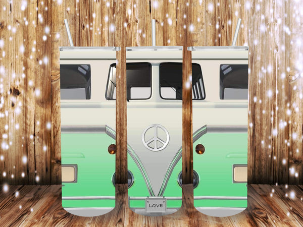 VW van Green 20 oz Tumbler