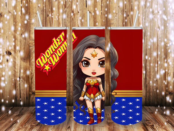 Baby Wonder Woman 20 oz tumblers