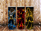 Beauty and the Beast Lights 20 oz Tumbler