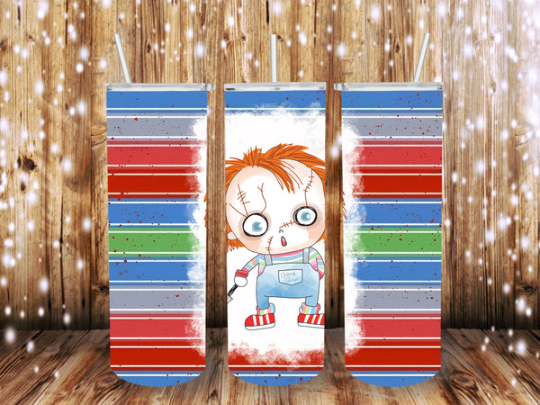 Chucky Kid Stripe 20 oz Tumbler