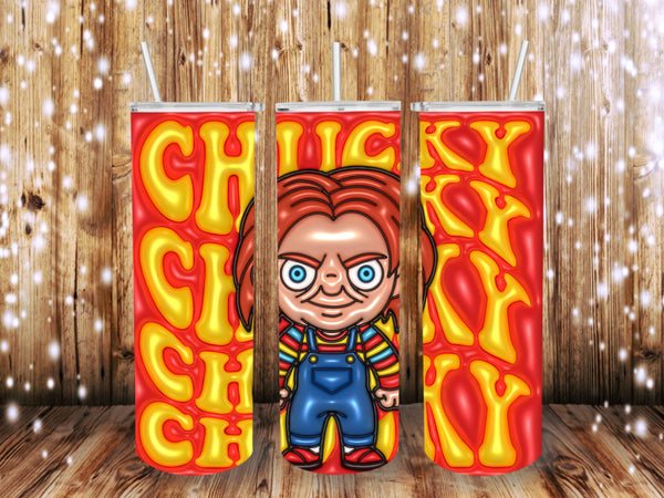 Chucky Full Puffy 20 oz Tumbler