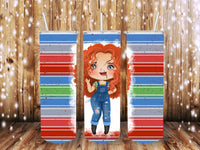 Chucky Princess (Brave- Merida) 20 oz Tumbler