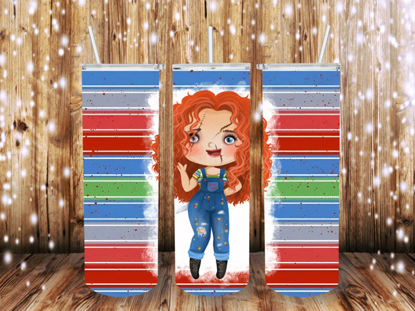 Chucky Princess (Brave- Merida) 20 oz Tumbler