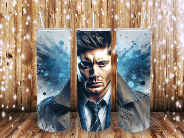 Dean Blue Splash 20 oz tumbler