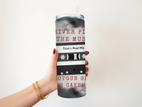 Driver picks the music 20 oz tumbler