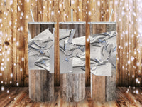 Duct Tape Hard Wood 20 oz Tumbler