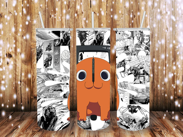 Face Pochita 20 oz tumblers