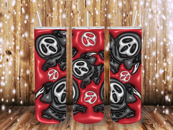 Scream Chibi Puffy 20 oz Tumbler