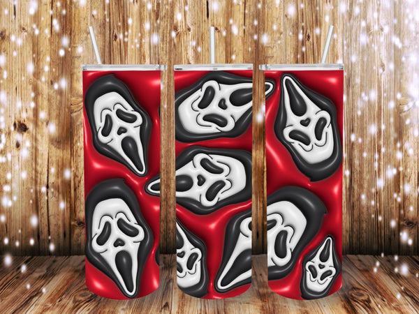 Scream face Puffy 20 oz Tumbler
