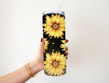 Golden glitter Sunshine 20 oz tumbler